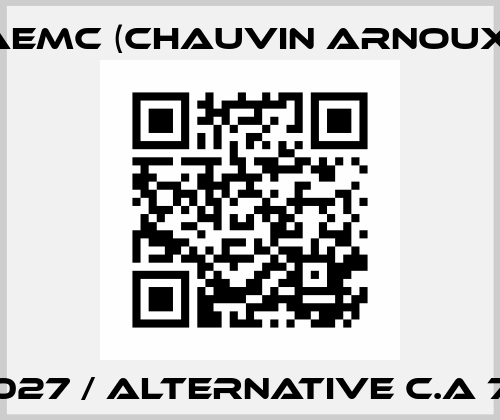 CA7027 / alternative C.A 7028 AEMC (Chauvin Arnoux)