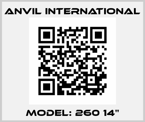 Model: 260 14" Anvil International