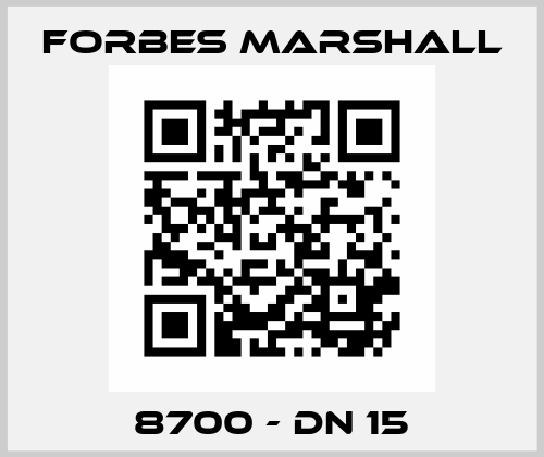 8700 - DN 15 FORBES MARSHALL