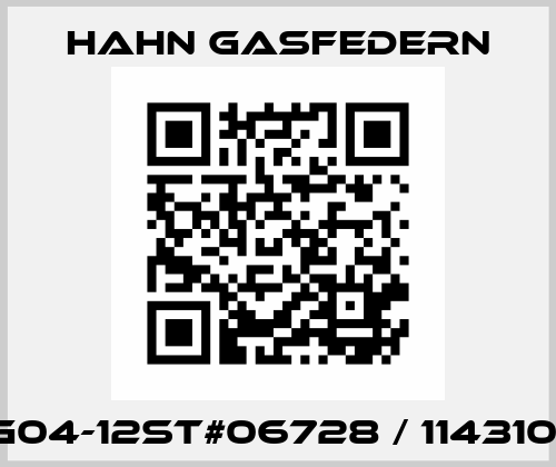 G04-12ST#06728 / 1143101 Hahn Gasfedern