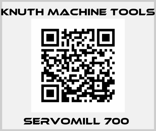 SERVOMILL 700  Knuth Machine Tools