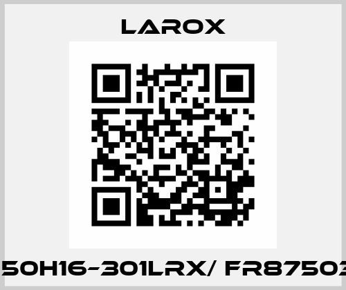 PVE 50H16–301LRX/ FR87503278 Larox