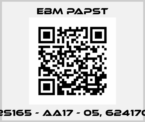 K2S165 - AA17 - 05, 6241700 EBM Papst