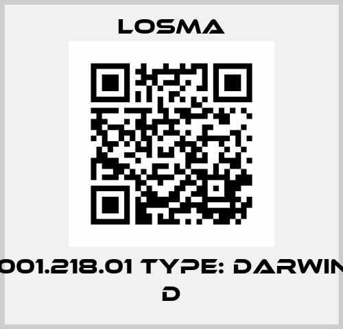 P/N: A001.218.01 Type: Darwin 2000 D Losma