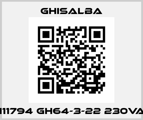 4111794 GH64-3-22 230VAC Ghisalba