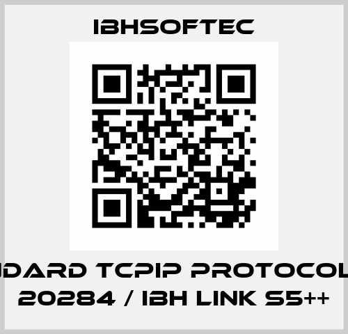 Standard TCPIP protocol for 20284 / IBH Link S5++ IBHsoftec