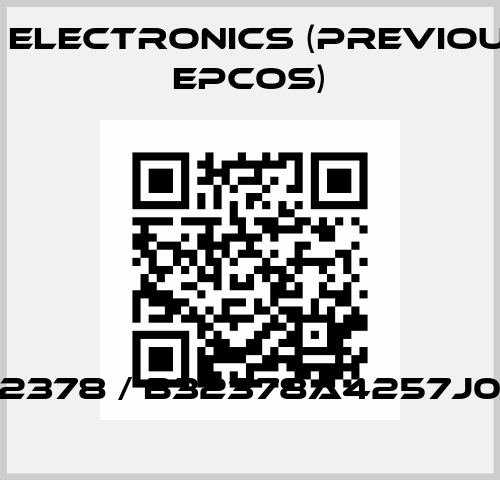 B32378 / B32378A4257J020 TDK Electronics (previously EPCOS)