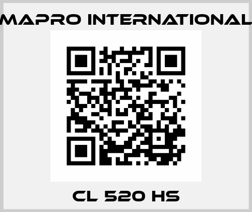  CL 520 HS MAPRO International