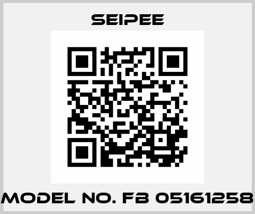 Model No. FB 05161258 SEIPEE