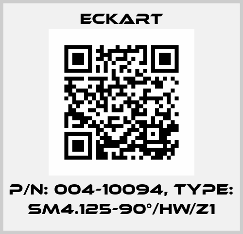 P/N: 004-10094, Type: SM4.125-90°/HW/Z1 Eckart