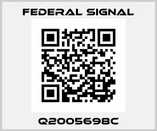 Q2005698C FEDERAL SIGNAL