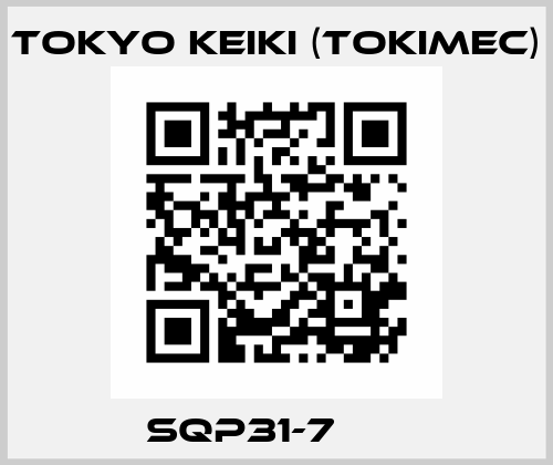 SQP31-7       Tokyo Keiki (Tokimec)