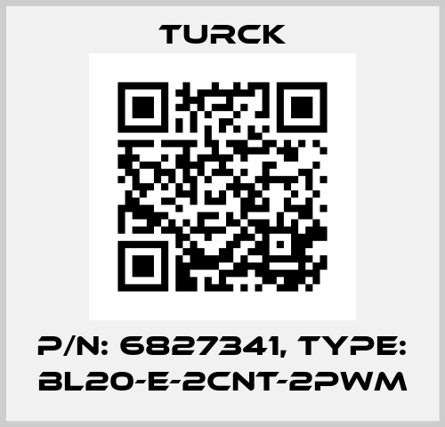 p/n: 6827341, Type: BL20-E-2CNT-2PWM Turck