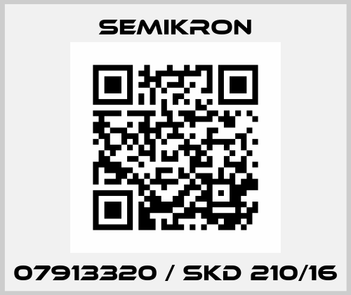 07913320 / SKD 210/16 Semikron