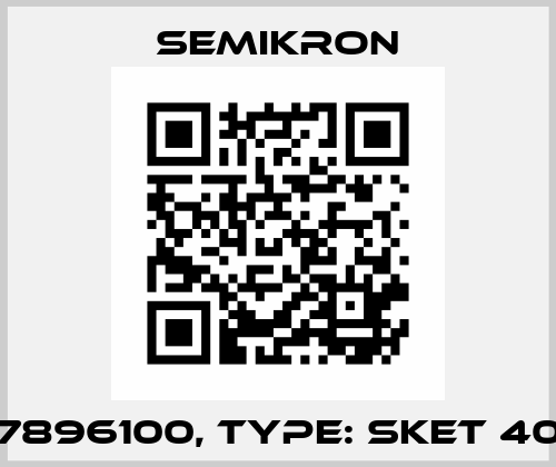 P/N: 07896100, Type: SKET 400/14 E Semikron