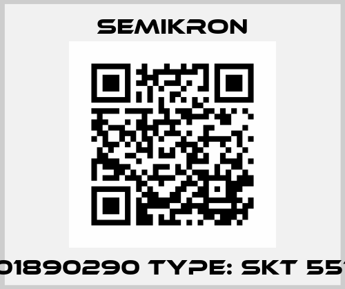 P/N: 01890290 Type: SKT 551/16 E Semikron