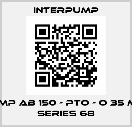Pump AB 150 - PTO - o 35 mm, Series 68 Interpump