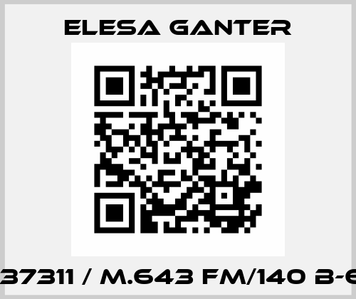 137311 / M.643 FM/140 B-6 Elesa Ganter