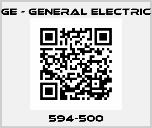 594-500 GE - General Electric