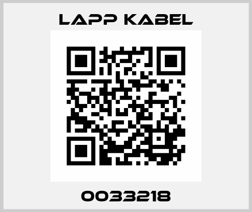 0033218 Lapp Kabel
