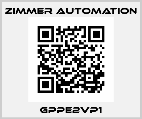 GPPE2VP1 Zimmer Automation