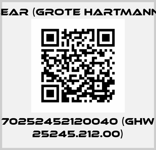 70252452120040 (GHW 25245.212.00) Lear (Grote Hartmann)