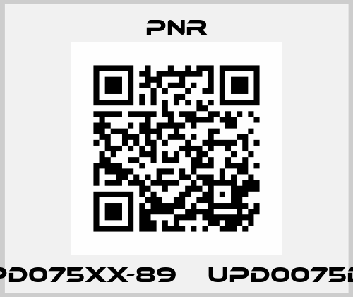 UPD075XX-89    UPD0075D6 Pnr