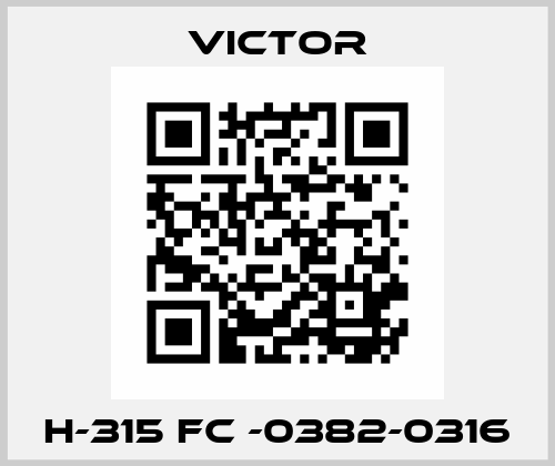 H-315 FC -0382-0316 Victor