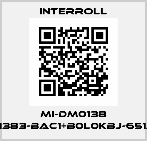 MI-DM0138 DM1383-BAC1+B0L0KBJ-651mm Interroll
