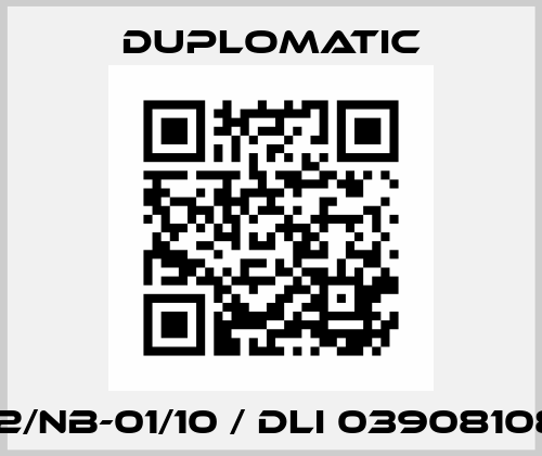 CGK2/NB-01/10 / DLI 03908108001 Duplomatic