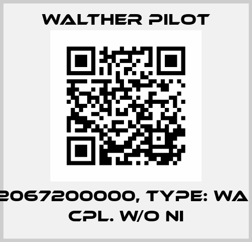 P/N: V2067200000, Type: WA XV ND cpl. w/o NI Walther Pilot