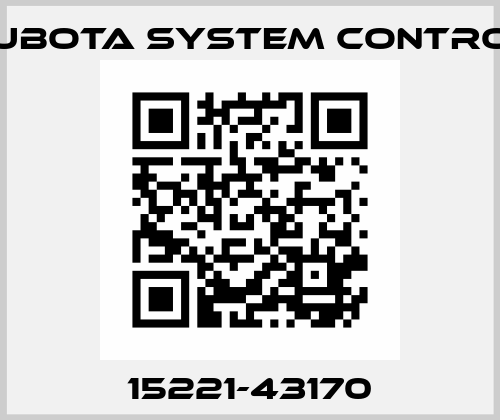 15221-43170 Kubota System Control