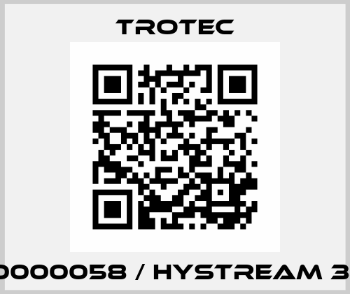 6100000058 / HyStream 3400 Trotec