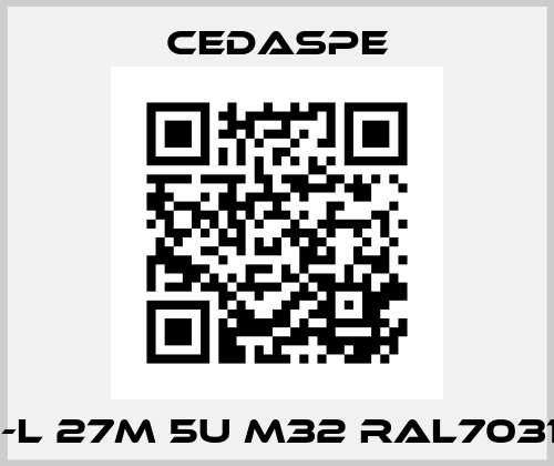SM2-L 27M 5U M32 RAL7031 1OR Cedaspe