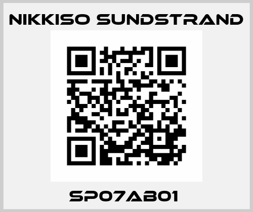 SP07AB01  Nikkiso Sundstrand