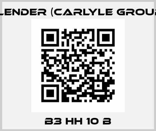 B3 HH 10 B Flender (Carlyle Group)