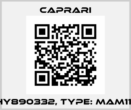 P/N: HY890332, Type: MAM11M2/G CAPRARI