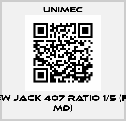 SCREW JACK 407 Ratio 1/5 (Form MD) Unimec