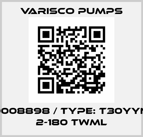 PN: 10008898 / Type: T30YYN DT J 2-180 TWML Varisco pumps