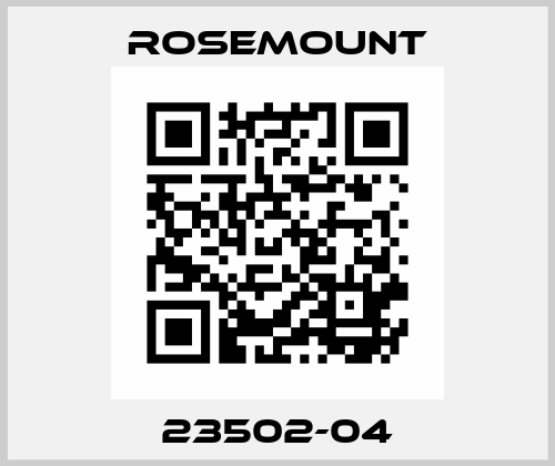 23502-04 Rosemount