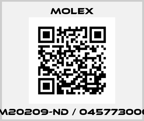 WM20209-ND / 0457730003 Molex
