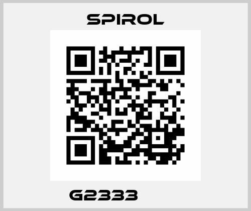 G2333         Spirol