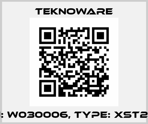 P/N: W030006, Type: XST2501 TEKNOWARE