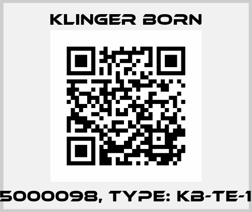 45000098, Type: KB-TE-1Ö Klinger Born