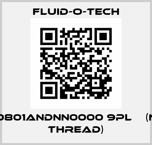 PA0801ANDNN0000 9PL    (NPT thread) Fluid-O-Tech