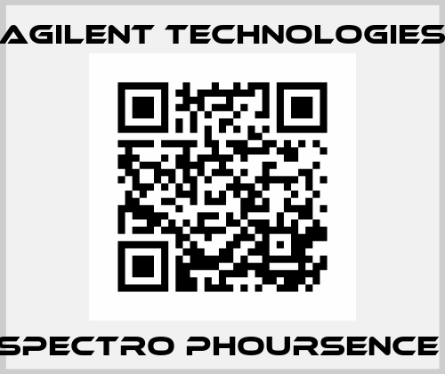 SPECTRO PHOURSENCE  Agilent Technologies