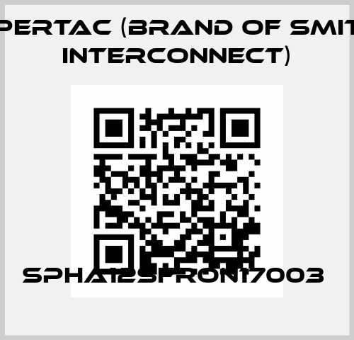 SPHA12SFRON17003  Hypertac (brand of Smiths Interconnect)