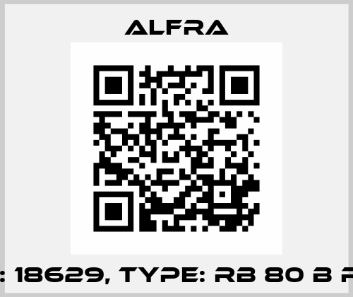 P/N: 18629, Type: RB 80 B RL-E Alfra