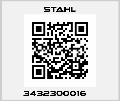 3432300016     Stahl