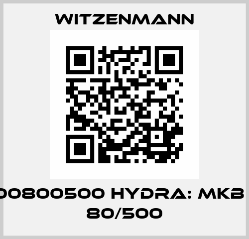 H0400800500 Hydra: MKB MKP 80/500 Witzenmann
